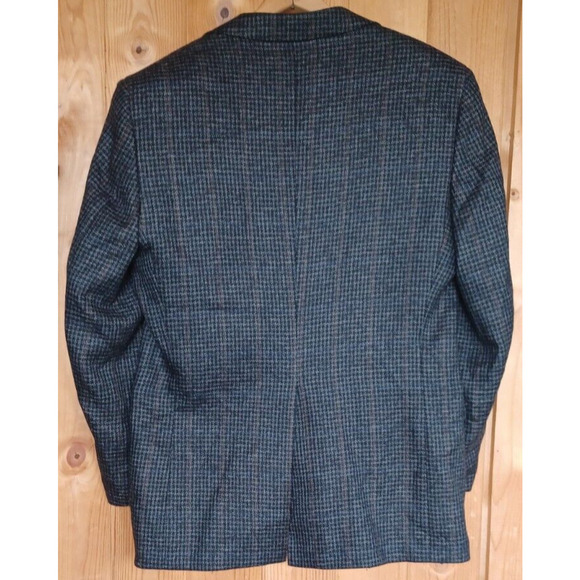 NORTHWICK Men's 42L Wool Blazer Gray Black Classic Design Professional Style - Picture 3 of 9